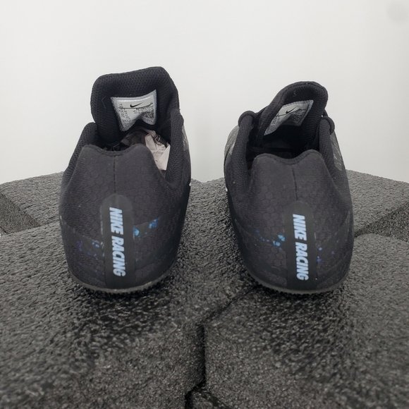 Nike Shoes Men 10 Zoom Rival S 9 Black Indigo Fog Speckle Track  907564-003 - Picture 3 of 13